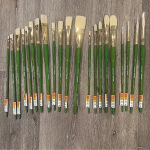 Set of 21 Artist's Loft Firenze Set of Paint Brushes, Level 3, Acrylic, Oil NEW
